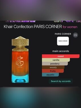 Paris corner Khair Confection 25 m l